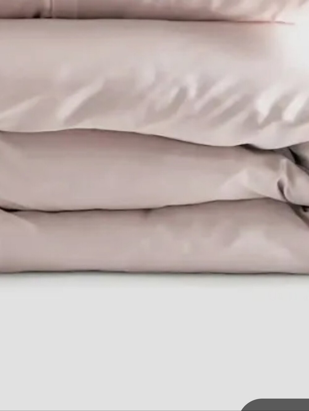 QUINCE bamboo Soft Blush Duvet Full/queen Size NWT